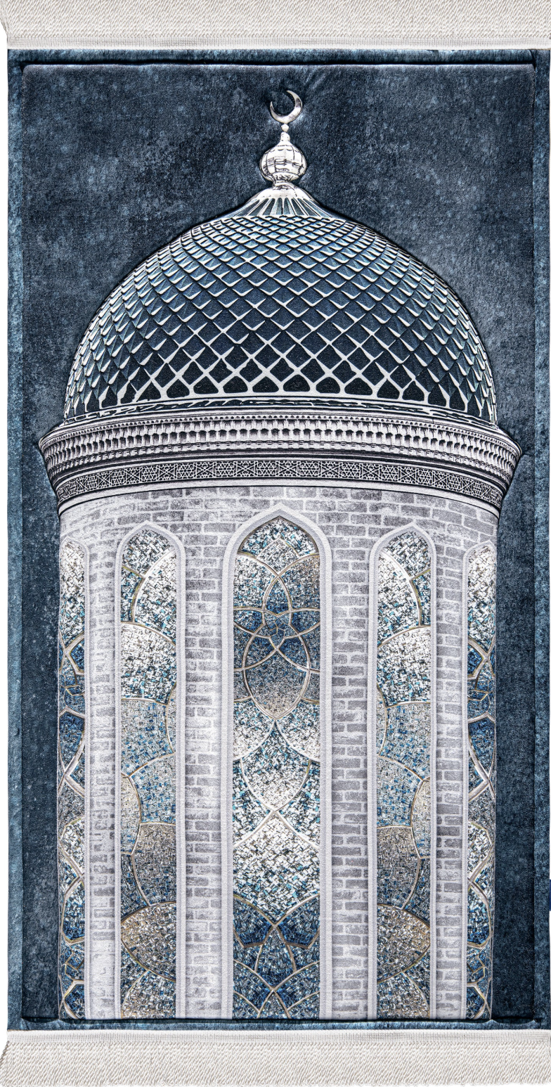 Blue Dome Prayer Mat